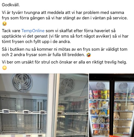 ICA ToGo-butik med kylhaveri